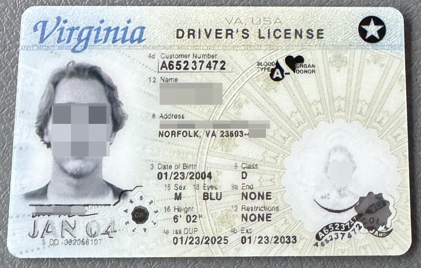 Virginia ID