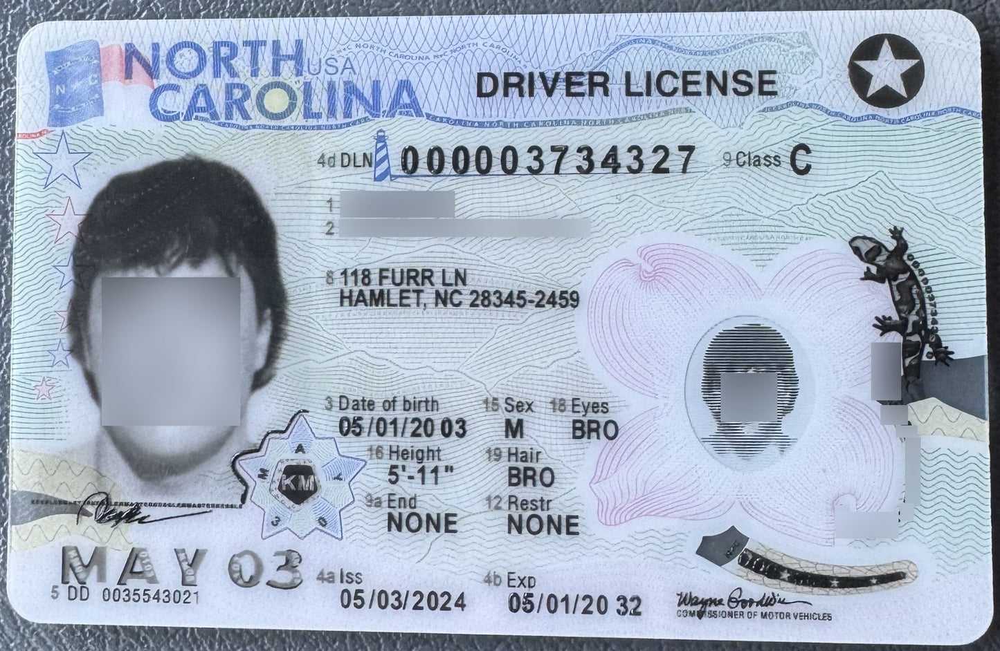 North Carolina ID